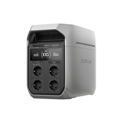 Statie alimentare portabila EcoFlow Delta 3 Plus, 1024Wh, Gri