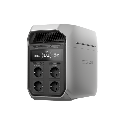 Statie alimentare portabila EcoFlow Delta 3 Plus, 1024Wh, Gri