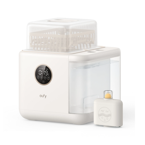 Sterilizator electric și uscător de biberoane eufy S1 Pro, Alb