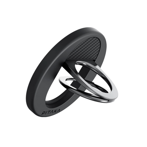 Suport inel Pitaka MagEZ Grip 3, Compatibil cu MagSafe, Negru