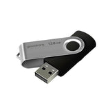 Stick USB GOODRAM UTS3 128GB, USB 3.0, Negru/Argintiu
