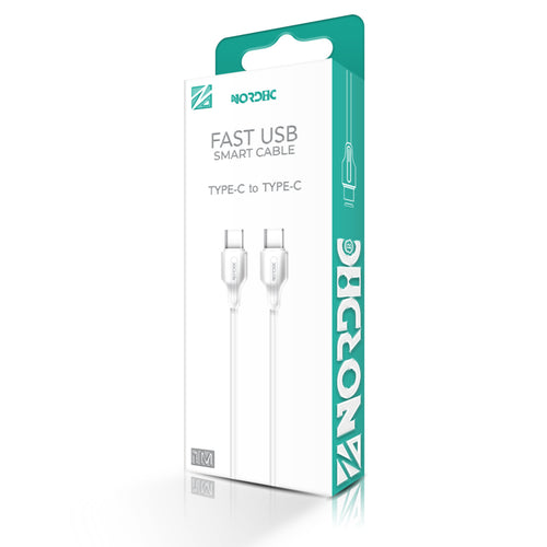 Cablu de date Nordic USB-C, 1.0 m