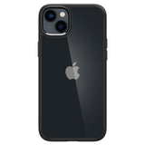 Husa Spigen compatibila cu iPhone 14 Plus, Transparent, TPU, Negru