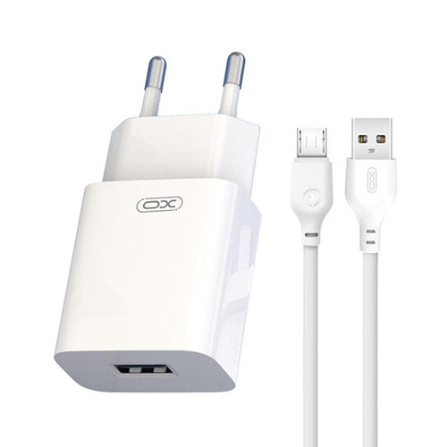 XO 220V 12W, USB-A, cable A-M, white - L99