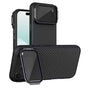 Husa Nillkin compatibila cu iPhone 17 Pro Max, MagSafe/Magnetic, Kevlar, Negru